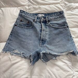 Zara high waisted jean shorts - Size 2
